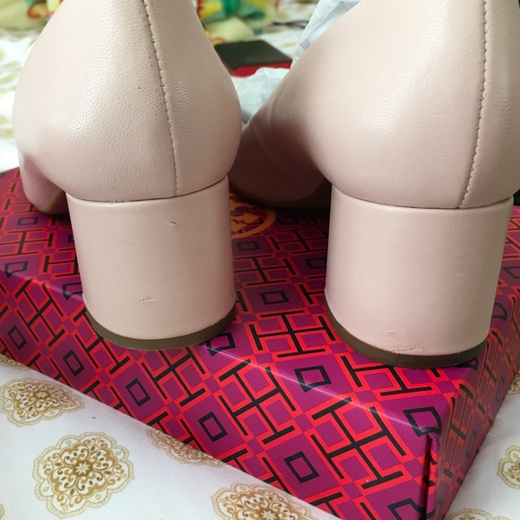 Tory Burch Pink Block Heels - Picture 5 of 9